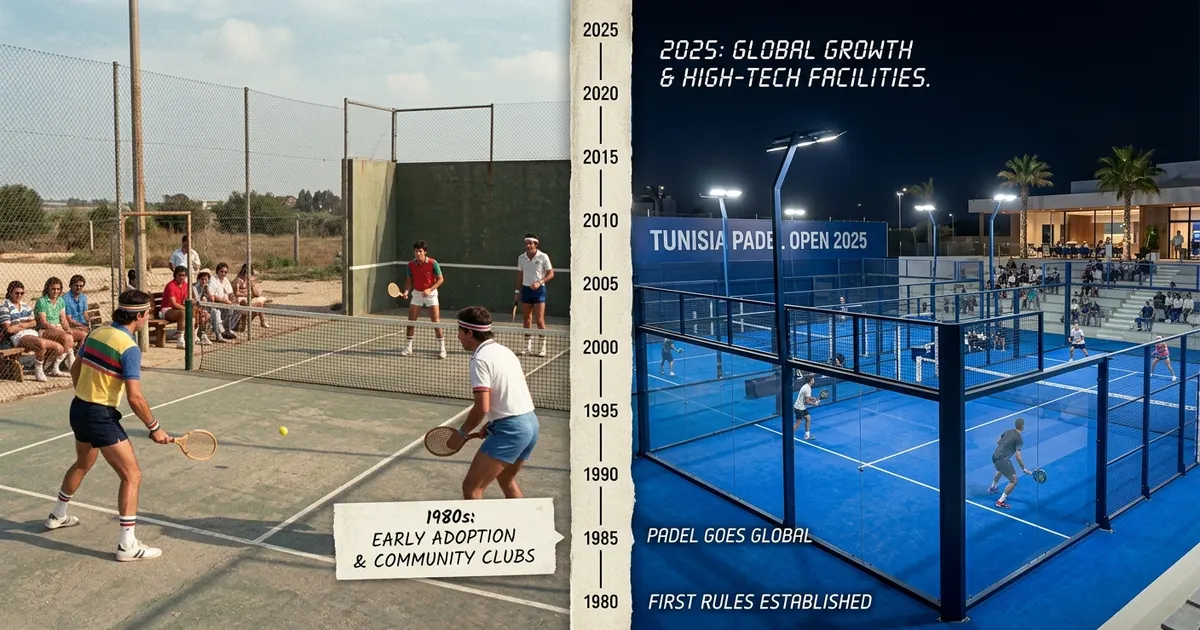 L'histoire du padel en Tunisie : de la découverte au boom actuel