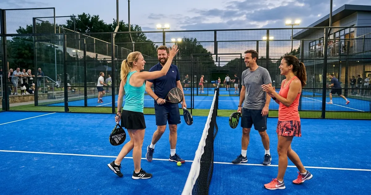 Padel en double mixte à Tunis : l'activité parfaite entre amis ou en couple