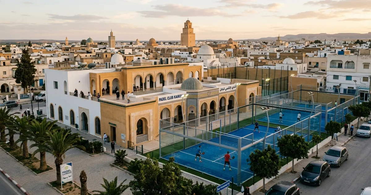 Padel en Tunisie en dehors de Tunis : Sfax, Sousse, Hammamet et les régions