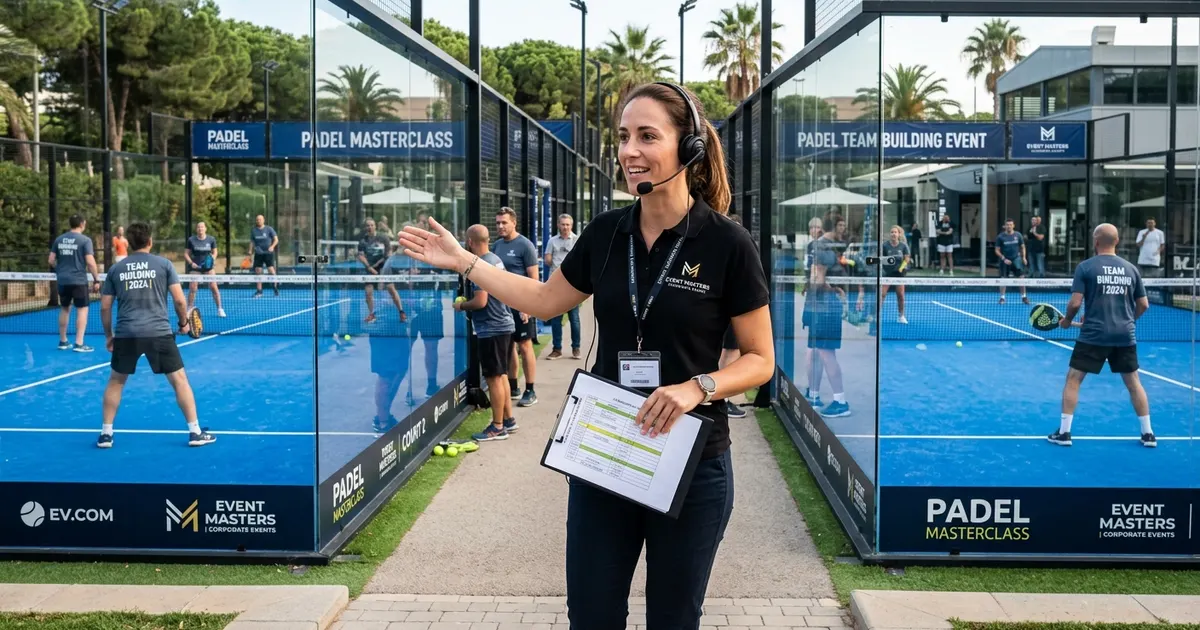 Team building padel en Tunisie : pourquoi confier l'organisation à une agence événementielle