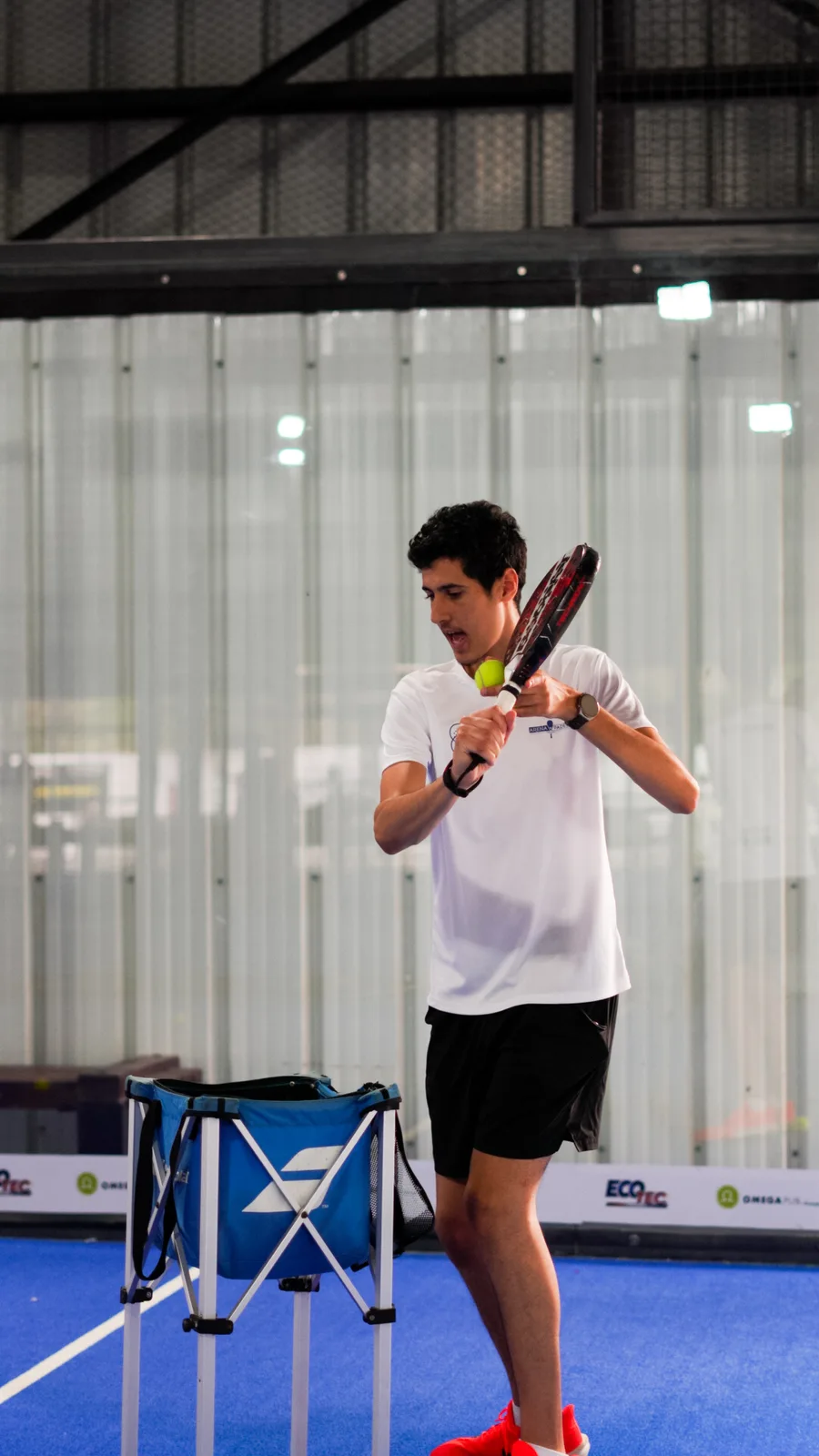 Entraînement technique padel à Sweet Spot Academy Tunis